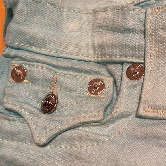 True Religion 27 women’s jeans blue white tie dye - Picture 3 of 5